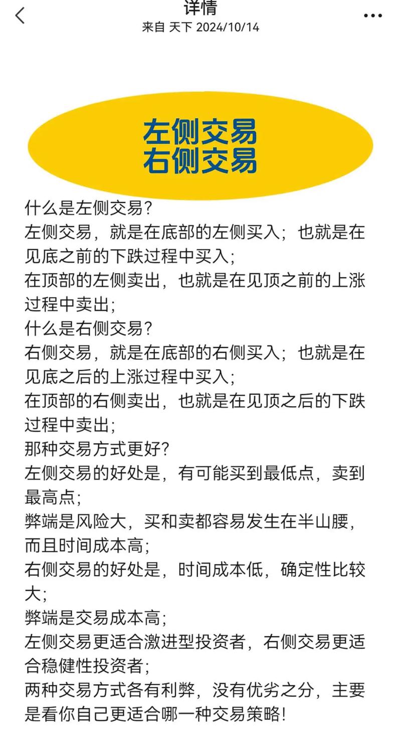 左侧交易风险分析_股票右侧交易和左侧交易什么意思_右侧交易策略技巧