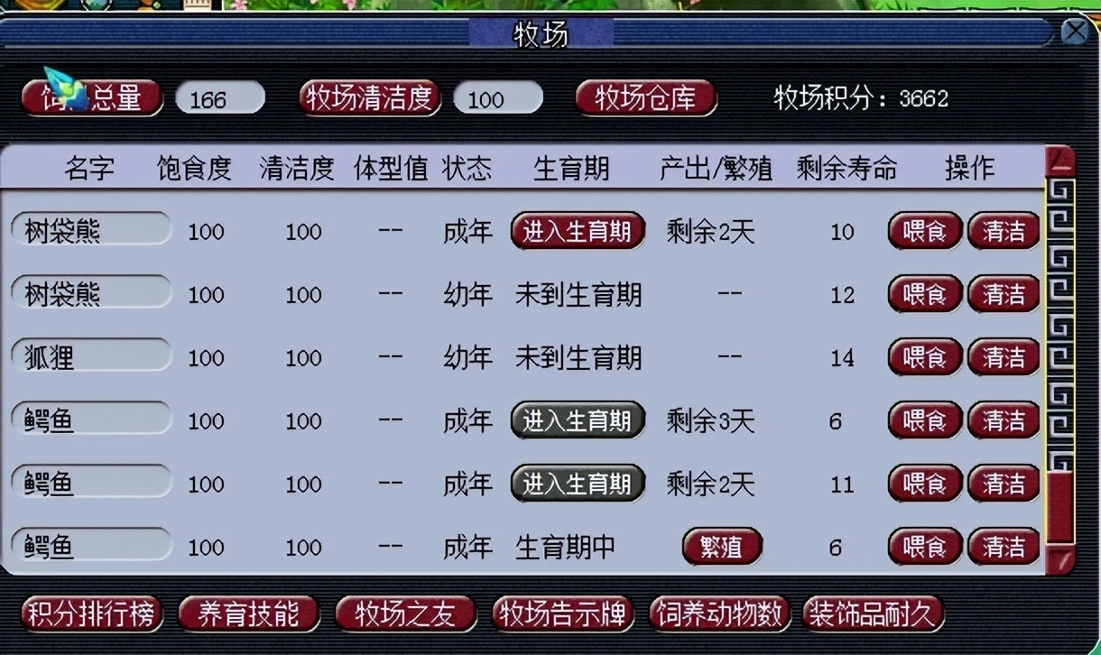 梦幻西游哪个赚钱_梦幻西游牧场养殖收益分析_梦幻西游牧场树袋熊与珍稀专精对比