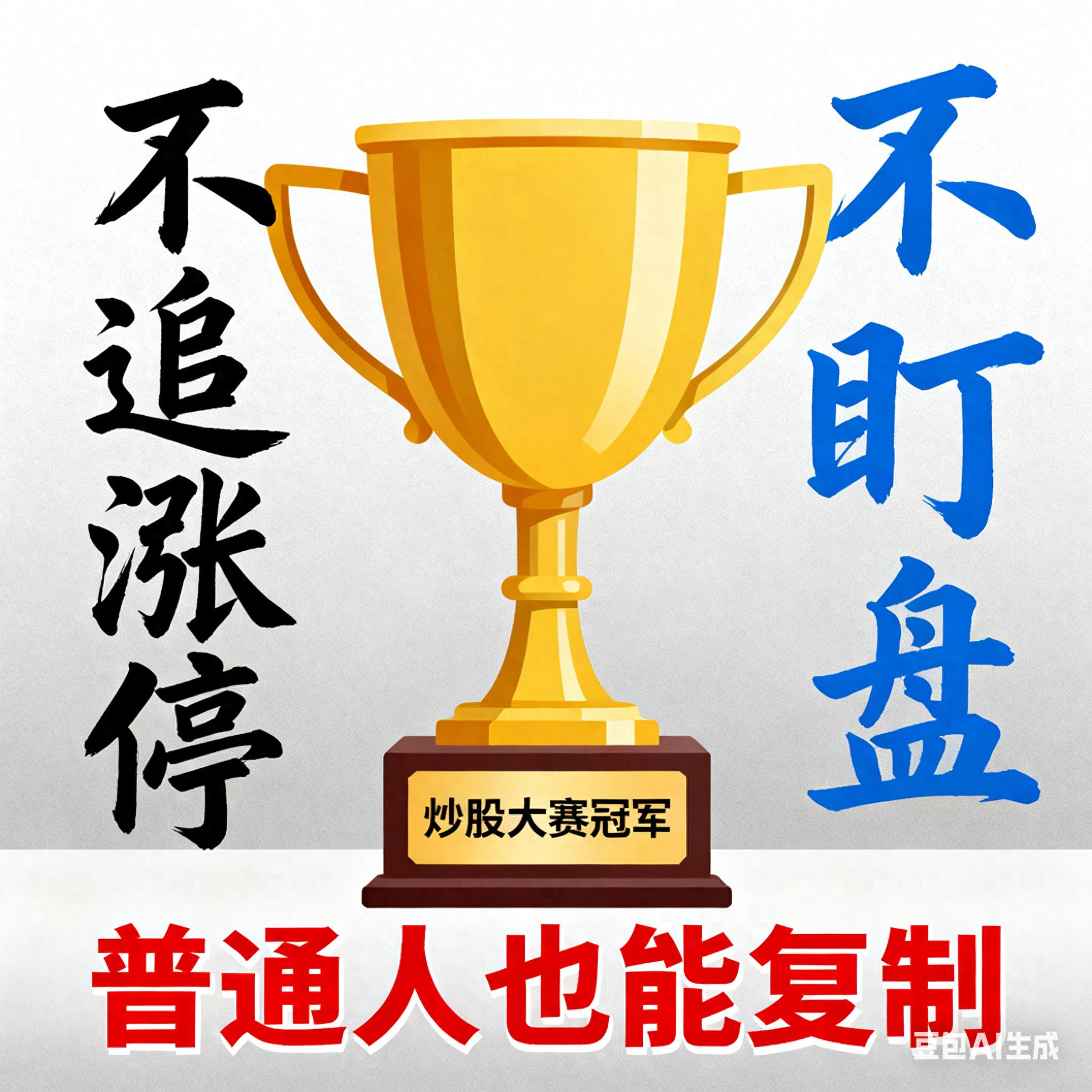 炒股冠军亲授：不盯盘、不追涨停，3个月12万变28万！这套佛