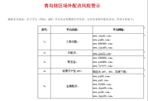 监管严打非法场外配资，多地证监局密集出手！远离配资骗局