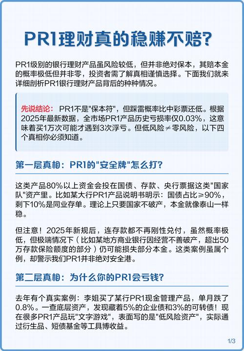 <strong>低风险理财真的靠谱吗？揭秘稳赚背后的真实情况</strong>