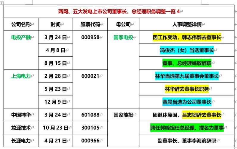 国电投集团副总经理_国家能源集团组织架构调整_五大发电集团人事稳定