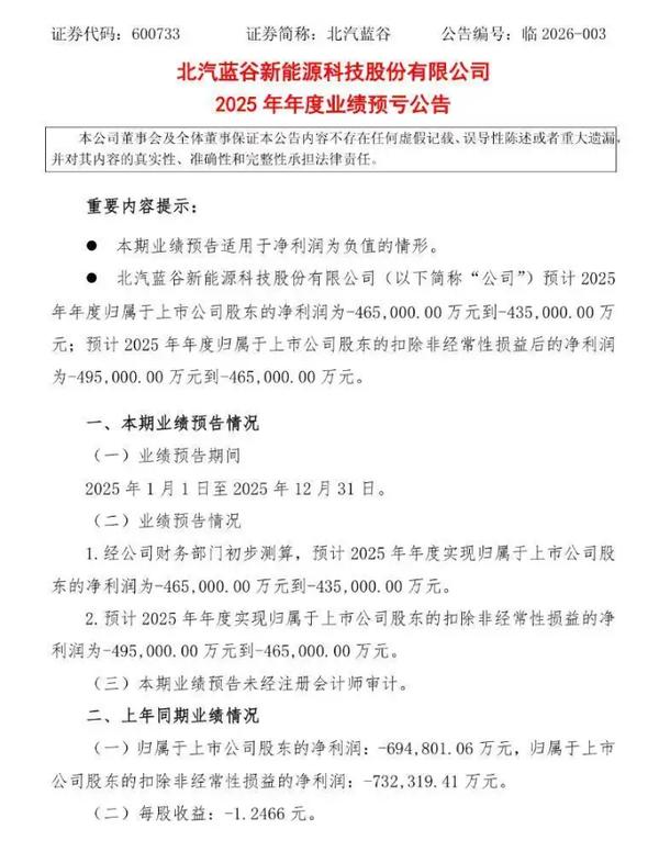 北汽股份股票代码_北汽蓝谷2025年净利润预测_北汽蓝谷销量增长分析