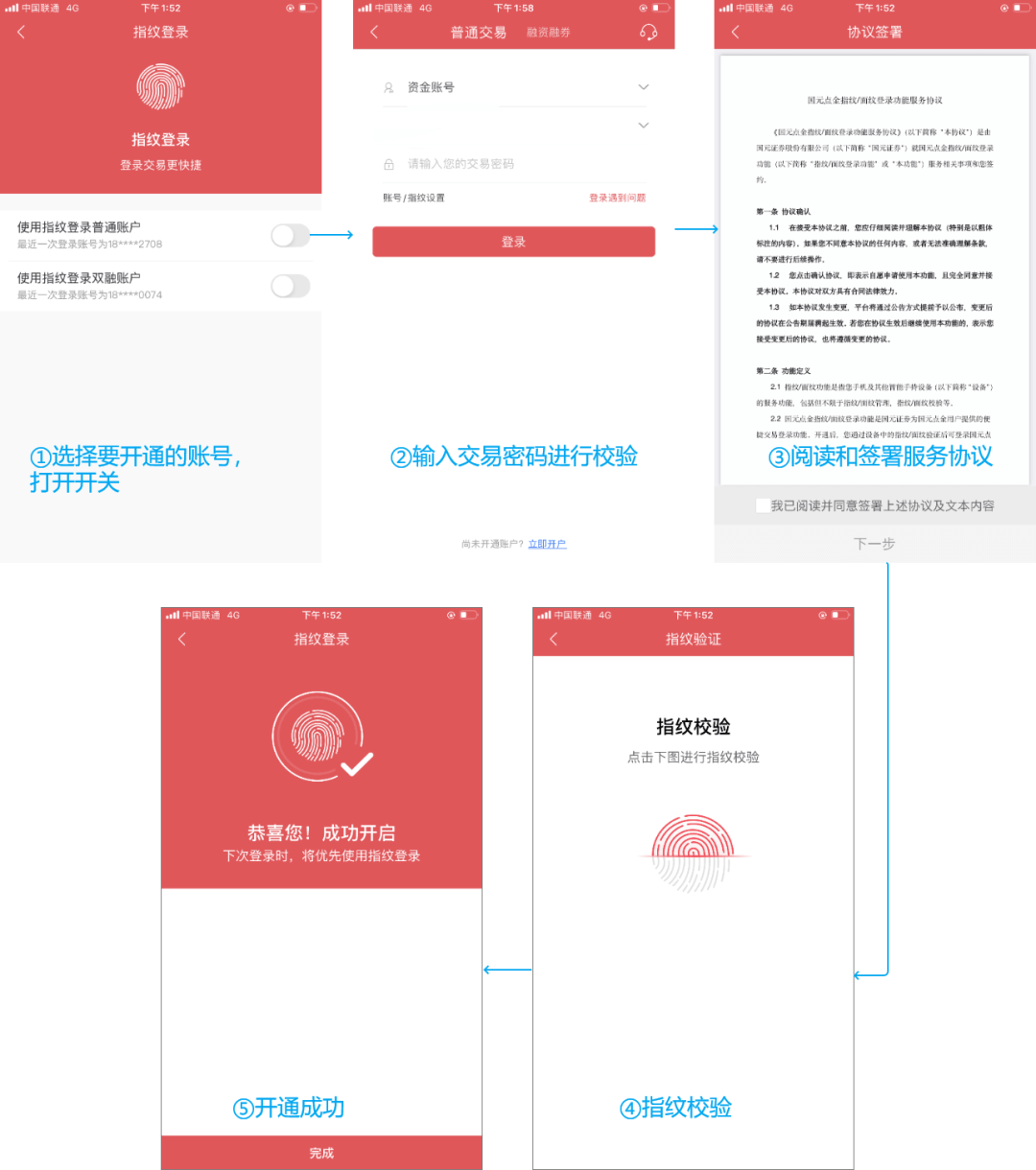 国元证券app官方介绍_国元证券开户时间_国元点金APP指纹面纹登录教程