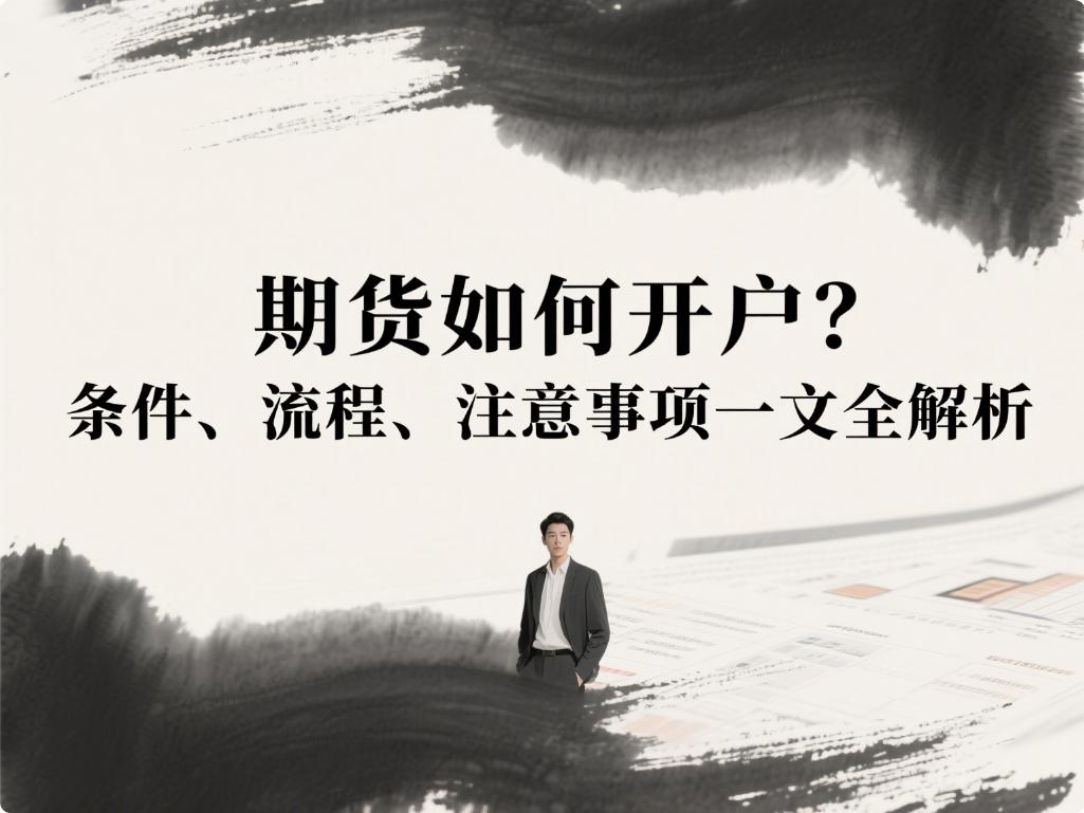 新手期货开户指南！开户条件、操作步骤及注意事项全解析