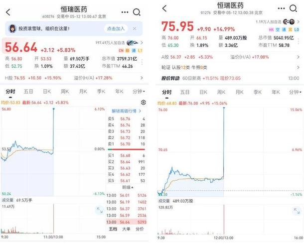 医药行业反腐集中整治_股价暴跌对公司有什么影响_恒瑞医药股价分析