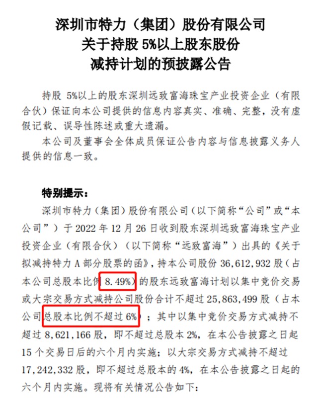 深圳国资割韭菜操作_特力A清仓式减持_为什么国资控股的股票难成妖股