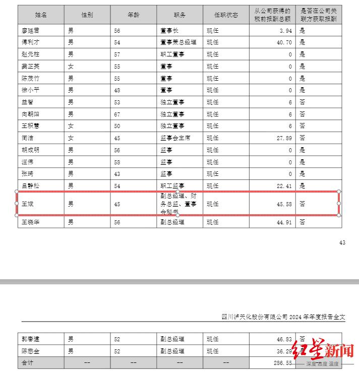 泸天化高管变动_泸天化股票_泸天化财务总监辞职